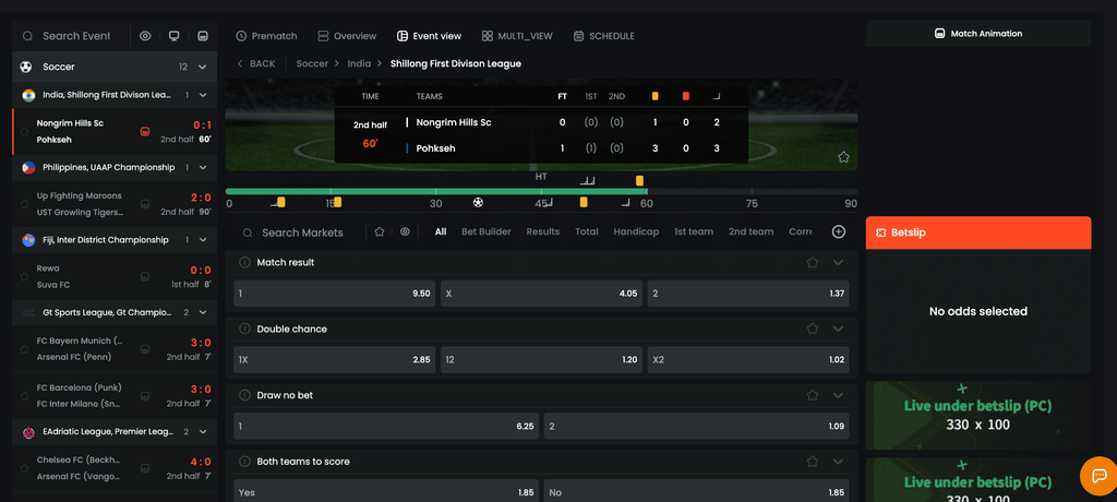 live bets
