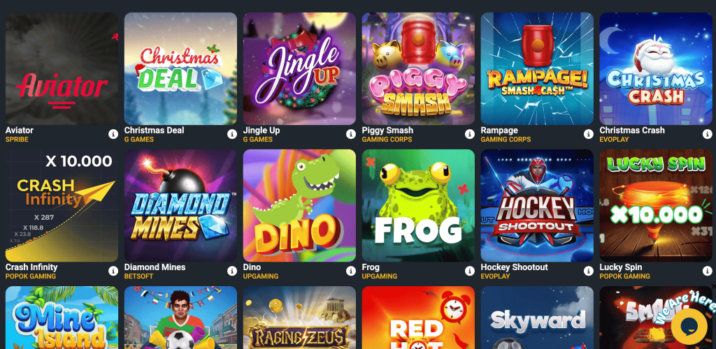 crash games hercules casino
