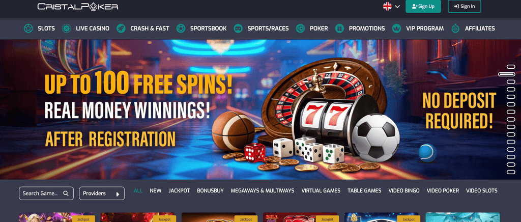 cristalpoker interface