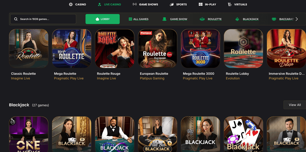 goldenplay live casino