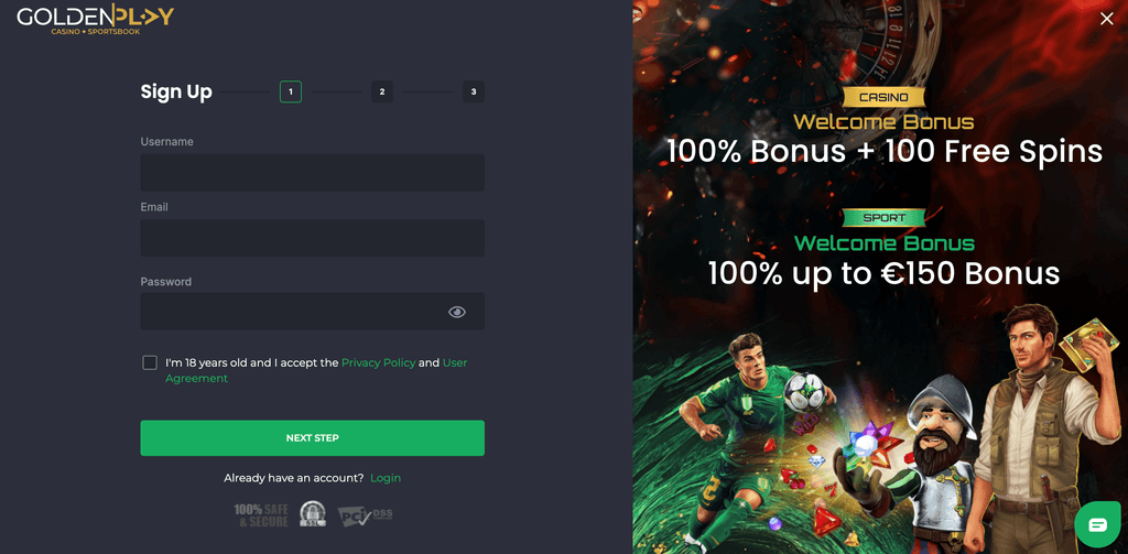 goldenplay registration