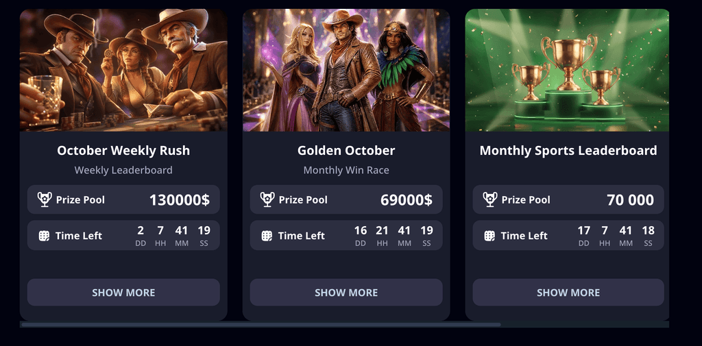 tournaments zizobet